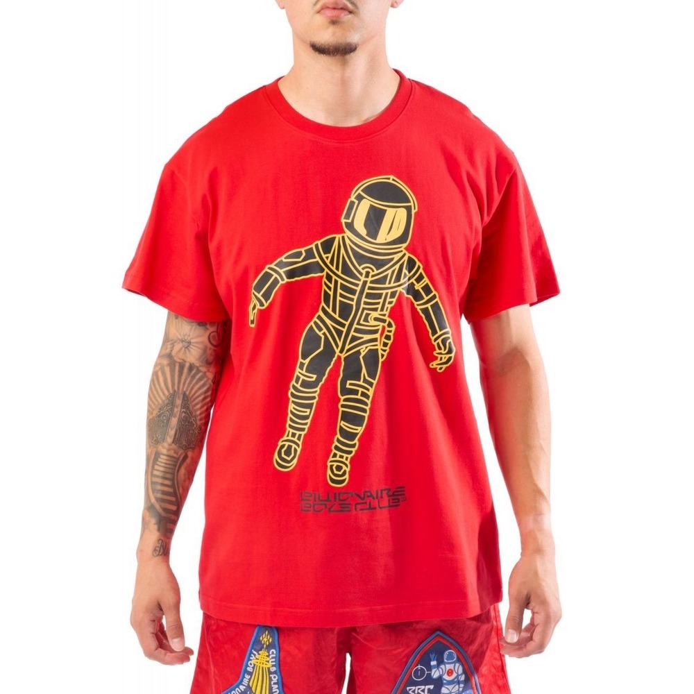 Billionaire Boys Club Flyer Tee‎ Men's XL Red Graphic T-Shirt Streetwear